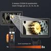 Borescope Endoscope Two-Way 180° Articulating 5" IPS 8X Zoom 6.4mm Lens