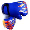 Guantoni da Boxe per Bambini per Combattimento Professionale Guantoni da Allenamento di Boxe Giovanile Guantoni Spessi in PU per Pugno Sacca Blu