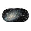 Nebula Wonder View Balcony Bathroom Mat Hydrophobic Non-Slip Door Mat Swimming Pool Public Places Non-Slip Floor Mat