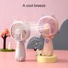 Personal Handheld Fan Mini Silent Desktop Student Fan Mini Silent Desktop Student Fan Cute Cat Personal Fan Small Hand Held Fan