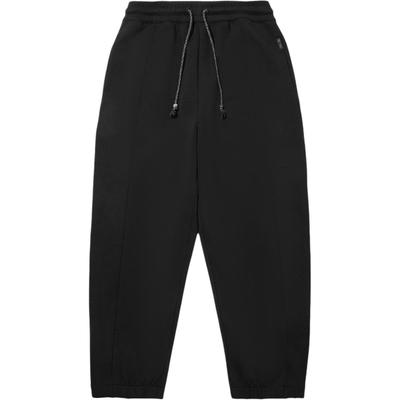 Li Ning X Jackie Chan Collaboration Kung Fu Series Soft Minimalist Versatile Lace-Up Loose Knit Sports Pants Men Bottoms AKLW113-2