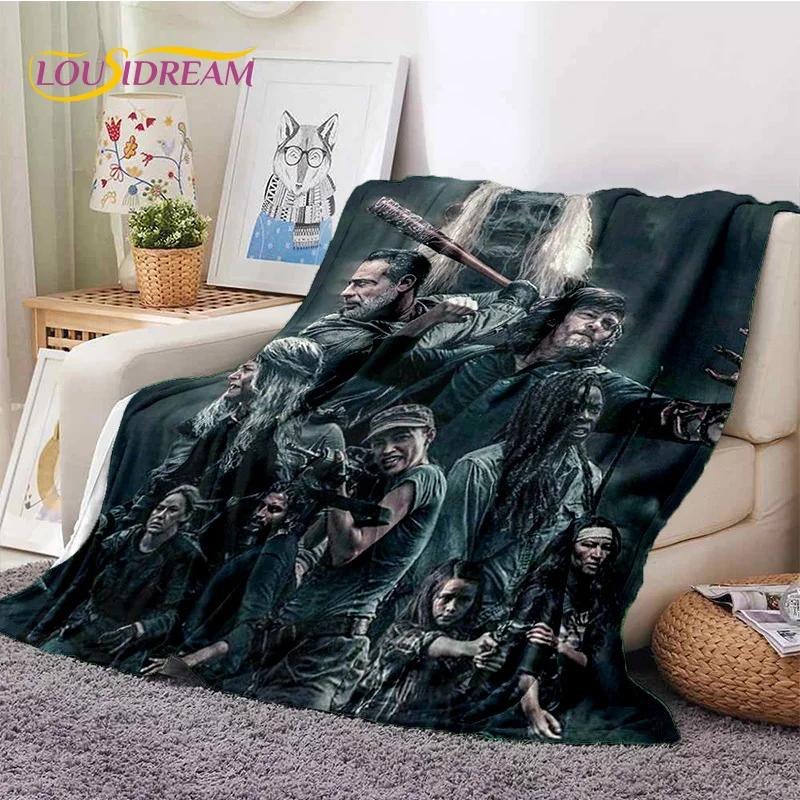 The Walking Dead Lincoln TWD Soft Flannel Blanket for Beds Bedroom Sofa Picnic,Throw Blanket for Cover Outdoors Leisure Nap Gift