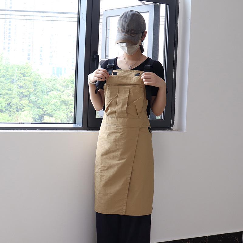 Waterproof Oil-Proof Custom Logo Apron for Baristas, Cafes, and Craftsmen