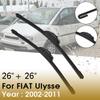 BROSHOO Car Wiper Blade Natural Rubber 26"+26" 2002-2011 For FIAT Ulysse Front Windshield Windscreen Cars Accessories
