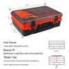Large Double-Layer Portable Lure and Tool Box: Multifunctional Fishing Gear and Accessories Storage
