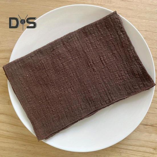 Boho gázové ubrousky, pratelné bavlněné gázové ubrousky, rustikální styl, jednobarevné ubrousky pro miminko, svatební čajový dýchánek, dekorace