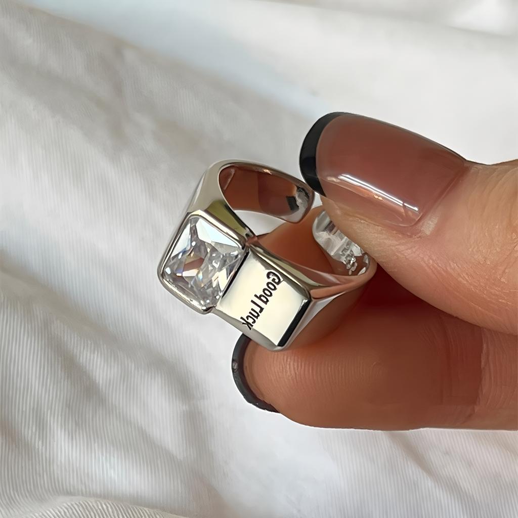 PANJBJ 925 Sterling Silver Multicolour Zircon Ring for Women Girl Fashion Sweet Versatile Jewelry Birthday Gift Dropshipping
