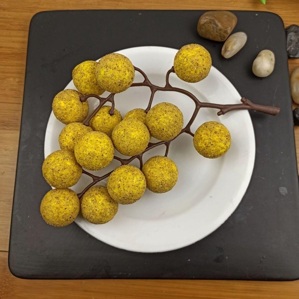 Handwerkskunst Simulation Longan Lebensecht Obstmodell Heimdekoration Künstliche Frucht Blumenarrangement