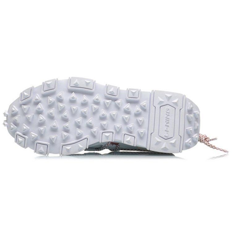 Li Ning CF Cushioning Slip Resistant Abrasion Resistant Low top Sports Casual Shoes Women's White AGCQ268-3
