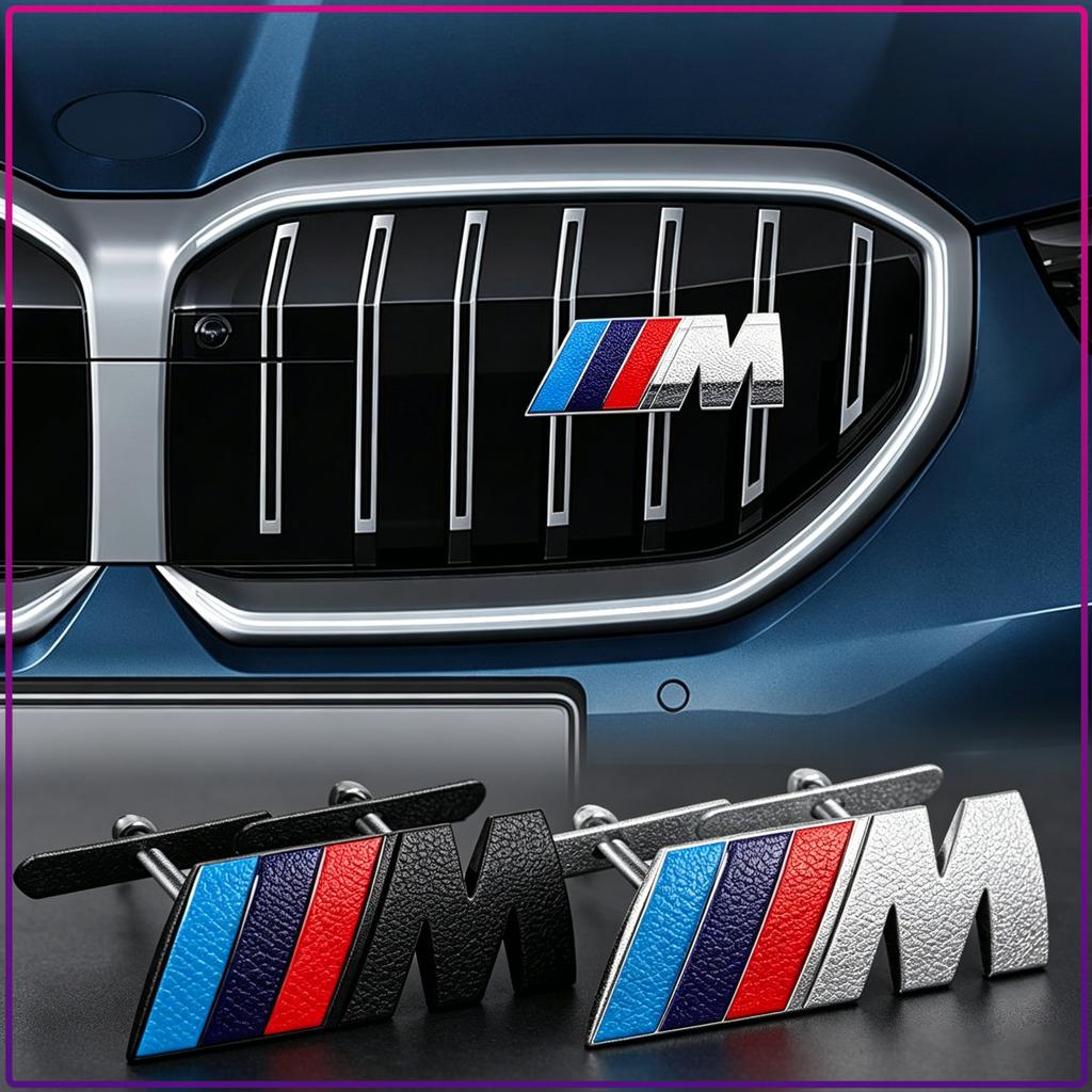 1 Pezzo Distintivo Logo Auto Griglia Anteriore Bagagliaio Decorazione Adesivo Accessori Per BMW E34 E46 E39 E38 E90 E60 E36 F30 F30 F10 E92 E38 E91 G30 G38 M3 M5