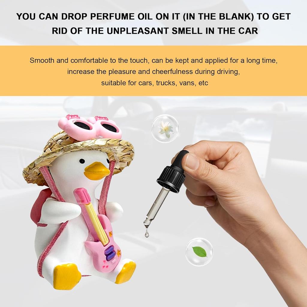 Cool Swinging Duck Car Hanging Ornament, Swing Duck Pendant Rearview Mirror Decoration, Cute Swinging Ducks Interior Mirror Hanging Accessories for