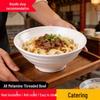 Jijun A8 Melamine Thickened White Threaded Noodle Bowl