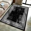 ePeddler Home Modern Framed Wall Pattern Digital Print Washable Non-Slip Dot Base New Generation Living Room, Bedroom, Entrance Hall Rug and Runner