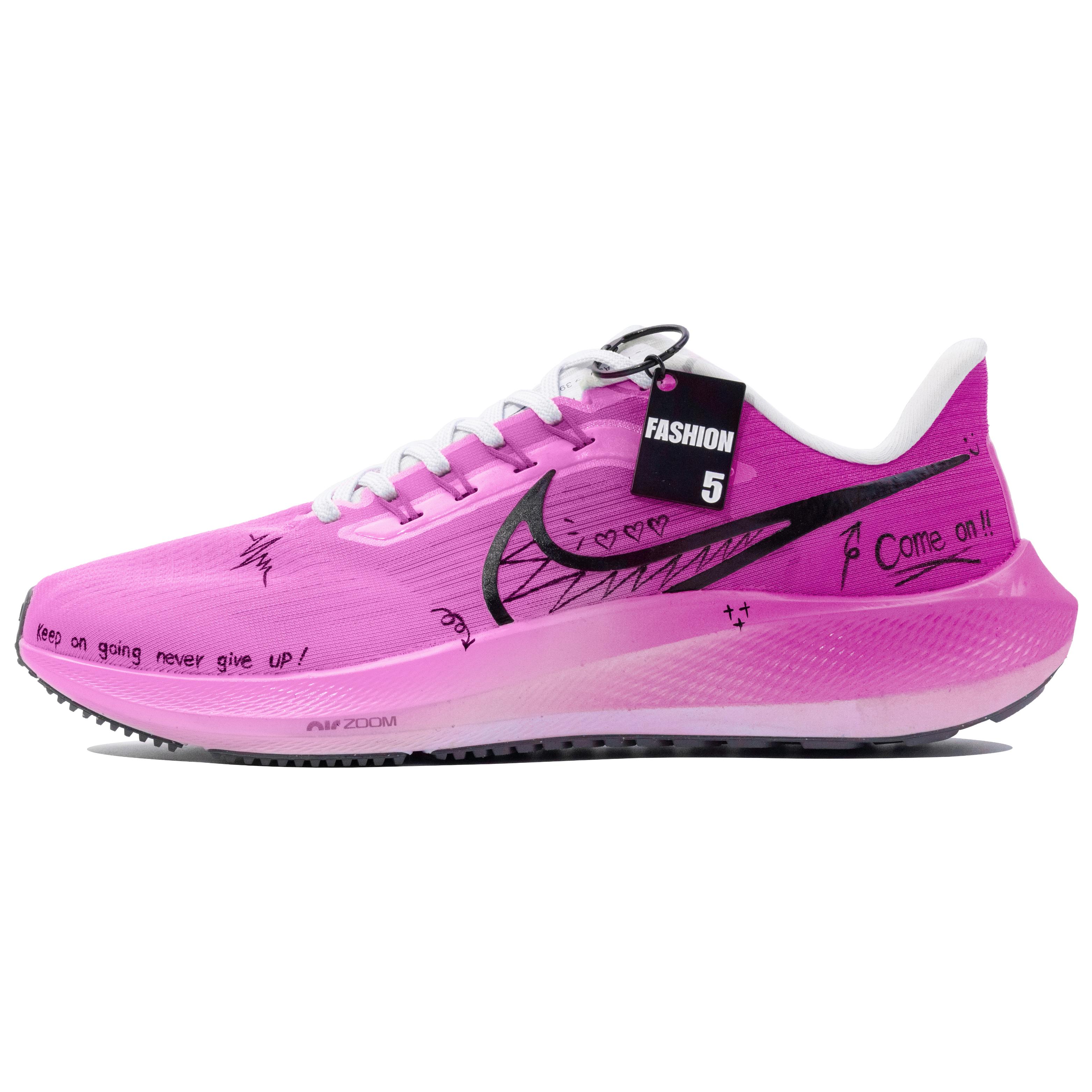 

Nike Air Zoom Pegasus 39 Cushioning, Wear Resistant Low top Running Shoes Men s Pink DH4071-100(Team874-39) 42.5