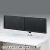 Sanwa Supply LCD Monitor Arm Horizontal/Vertical (2 Sides) CR-LA1007N