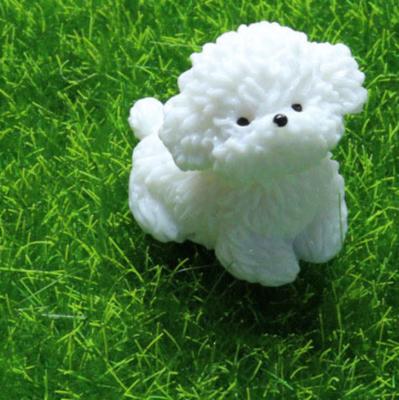 Glow,in,the,dark Adorable Puppy Miniature Potted Plant Decoration Car Dashboard Luminous Dog Ornament
