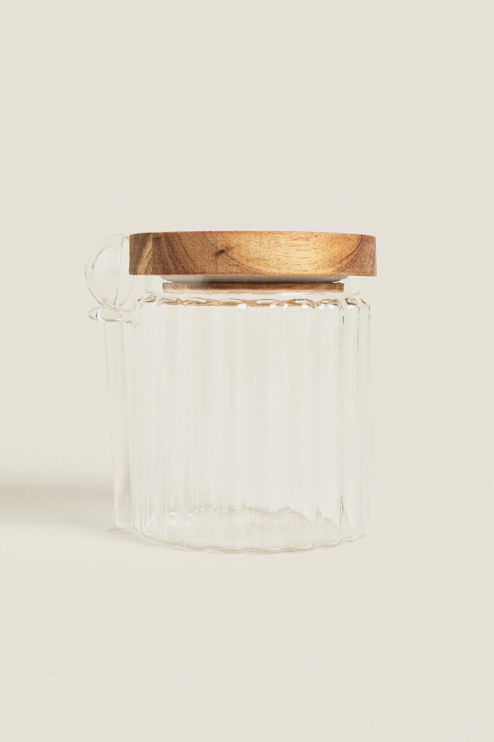 

БОРОСИЛИКАТНОЕ СТЕКЛО И ДЕРЕВЯННАЯ САХАРНИЦА