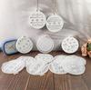 Easy Releasing Silicone Mold Round Shape Christmas Pendant Molds Suitable for Home Decoration and Crafting Pendant
