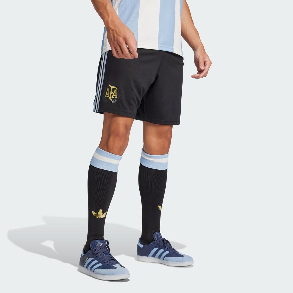Adidas Originals X Argentina Team Anniversary Striped Comfortable Football Pants Men Bottoms Black JL9551