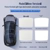 Tesla Model Y & 3 Sunroof Suede Sunshade: Electrostatic Adsorption Sun Protection & Heat Insulation