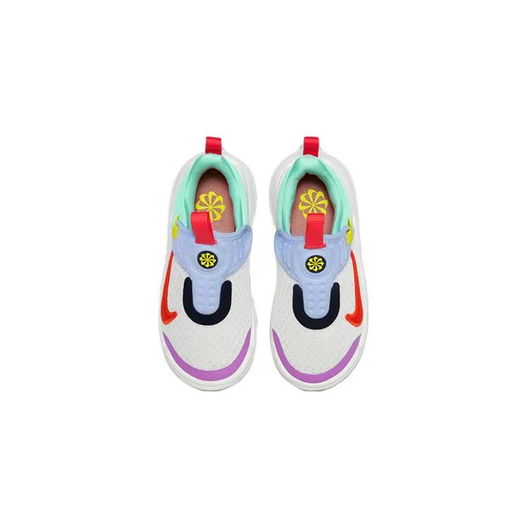 Nike E-Series 1.0 SE PreSchool 'Colorblock' (Unisex) Summit White / Track Red / Spooky Emerald / Joyful Cobalt Kids' Casual Shoes DZ2841 100