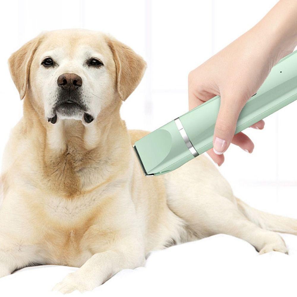 USB Rechargeable Cordless Pet Shaver Low Noise Dog Trimmer Cordless Pet Trimmer  Cat Haircut