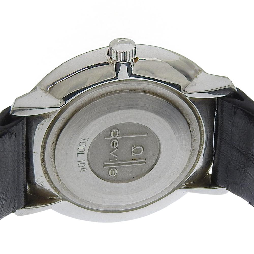 Omega De Ville Watches TOOL104 Silver SilverDial Stainless Steel/leather Hand Winding Analog Display Mens Used