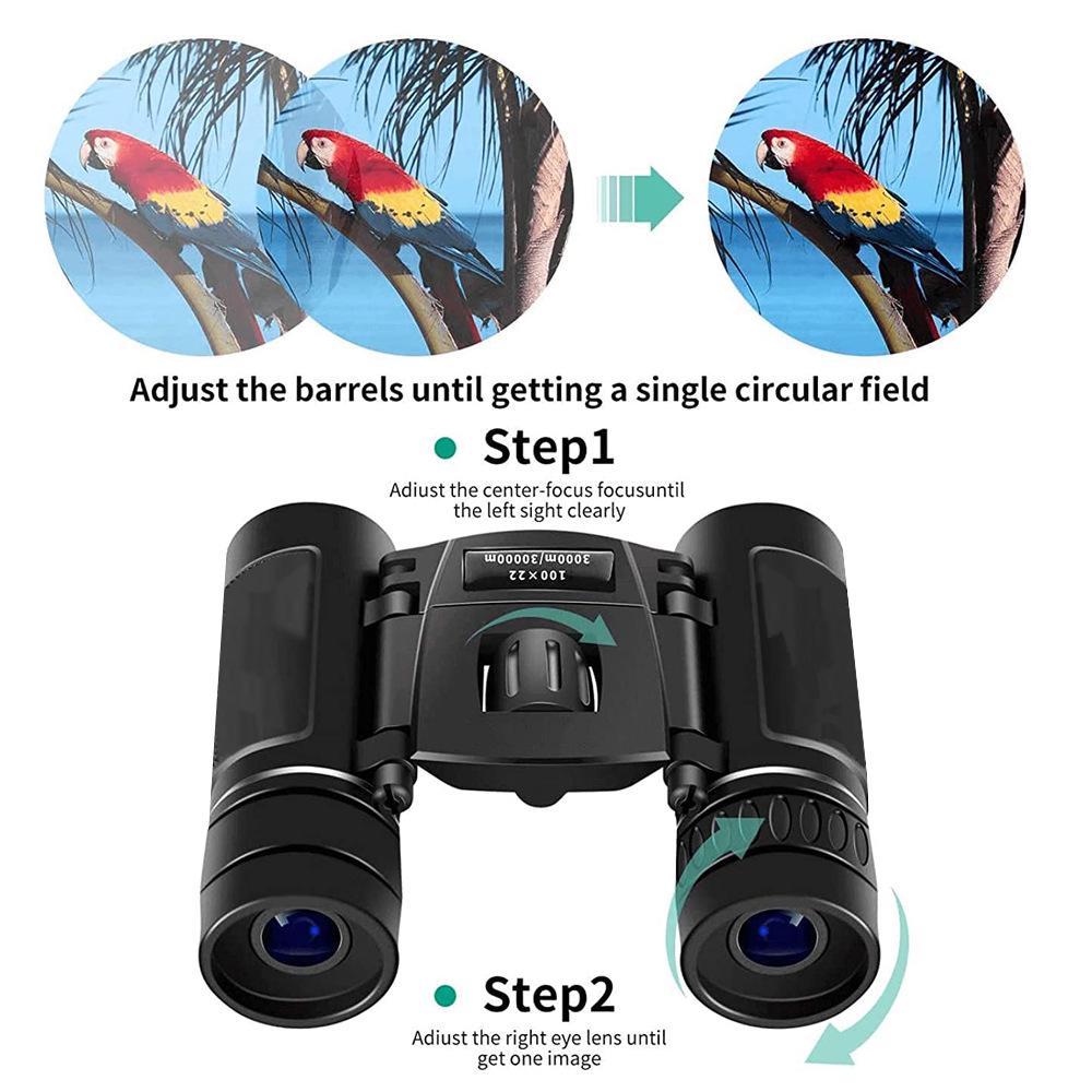 High Power 40X22/8X21 HD Outdoor Mini Portable Binoculars