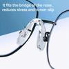 5/8 Stück Transparente Erwachsene Integrierte U-förmige Brillen Nasenpads Universelle Silikon Anti-Rutsch Brillen Nasenstegband Ersatz