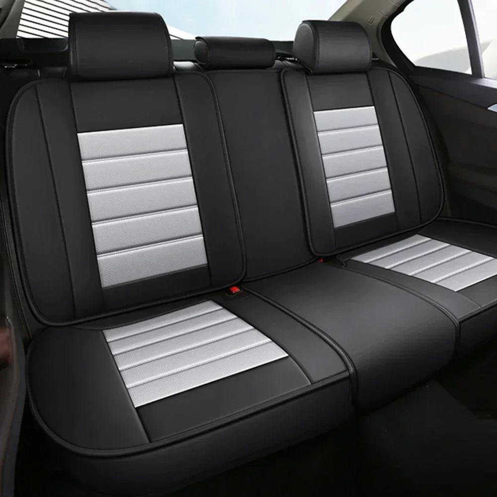 Full Set Car Seat Covers  Front&Rear Split Bench Protector Four Season Universal Fit Most Car SUV Car Accessories