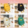 Duck Cartoon School Backpack For Kids With Breathable Nylon Material For Daily Use