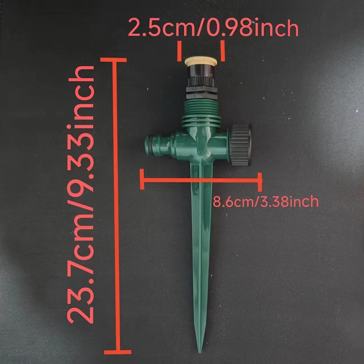 

1 шт., садовый разбрызгиватель с вращением на 360°, система полива, автоматическая сельскохозяйственная газонная ферма, теплица, распылительная насадка, инструмент. зелёный