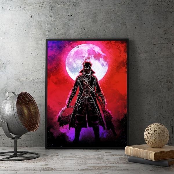 Watercolor Canvas Painting Posters and Prints Wall Art Pictures for Living Room Decoration No Frame