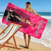 Mr. Worldwide Print Beach Towel, Large Soft Quick Dry Towel for Beach Camping Swimming
