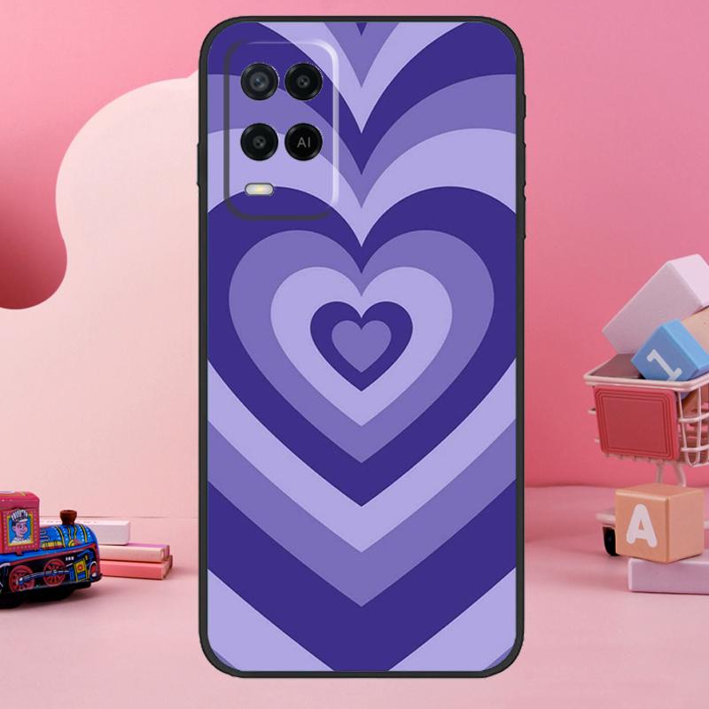 Purple aesthetic Case For Oppo A78 A38 A18 A98 A58 A60 A80 A40 A96 A76 A16 A94 A74 A54 A15 A17 A57 A77 A5 Pro