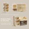 Hblife Cosmetic Makeup Cosmetic Storage Makeup Storage Cosmetic Storage Box with Dividers and Small Organizer for Nail and Eyeshadow Palettes Box,