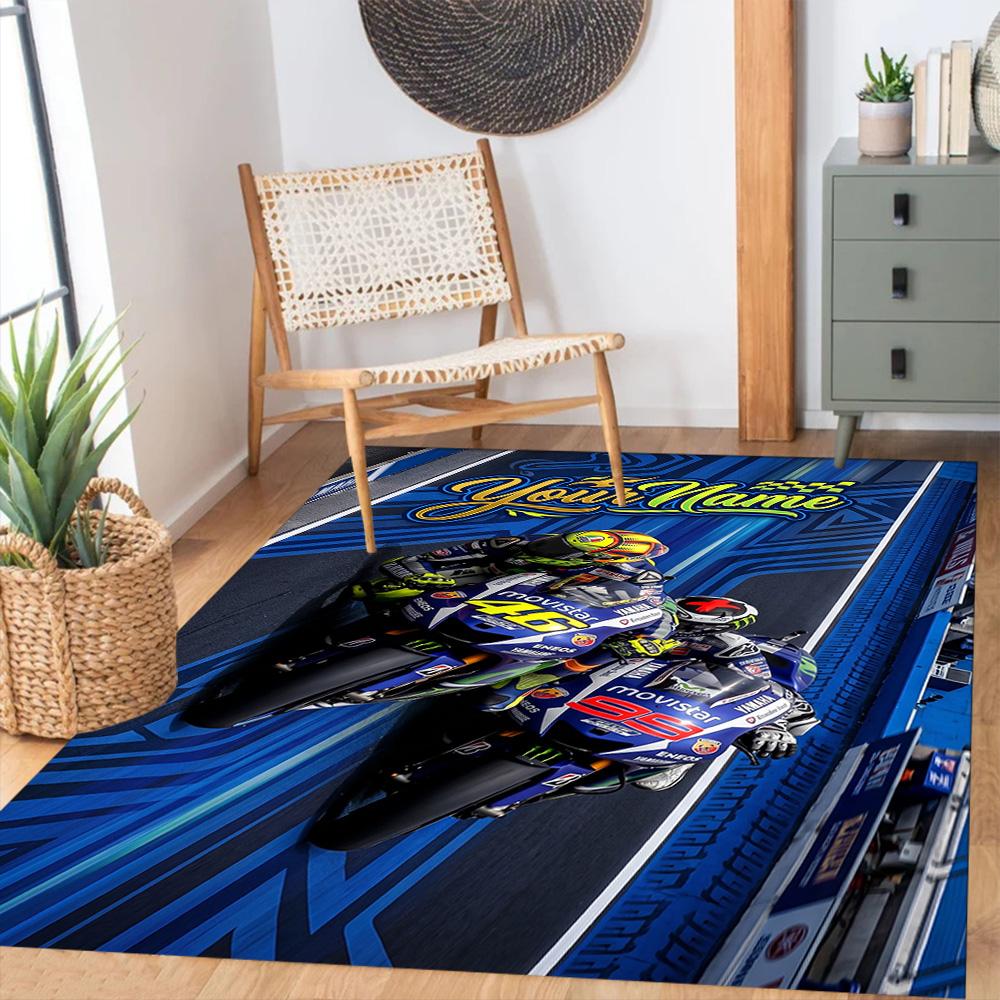 Jorge Lorenzo Customize Your Name Area Rug Design For Study Room Dining Room Foyer Entryway Antislip Rug Decorate Offices Spiritual Gift