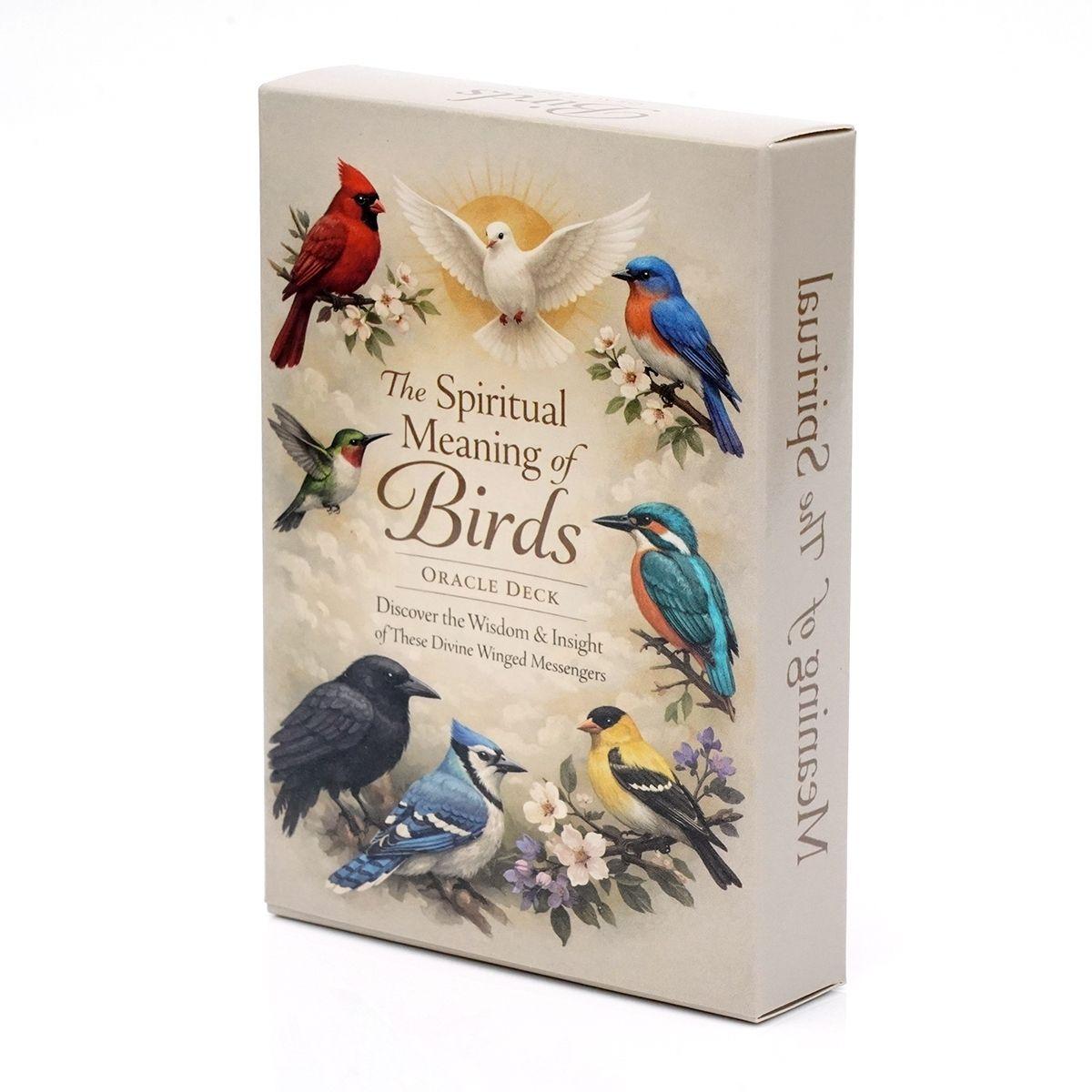 The Spiritual Meaning of Birds Oracle Deck, 50 Pcs Nature-Inspired Fortune Telling Cards for Insight & Wisdom 10.5*7.5cm разноцветный