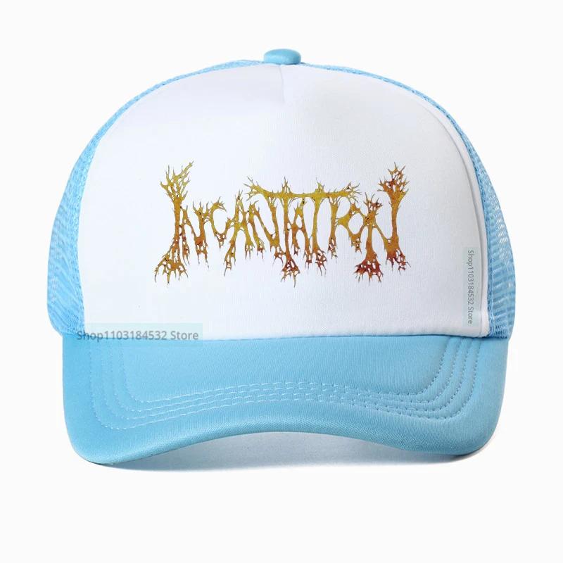 

Incantation hat Death Metal Immolation Mayhem Watain Blood Baseball cap Unisex Metal Band Incantation rock hats Snapback casp Adjustable