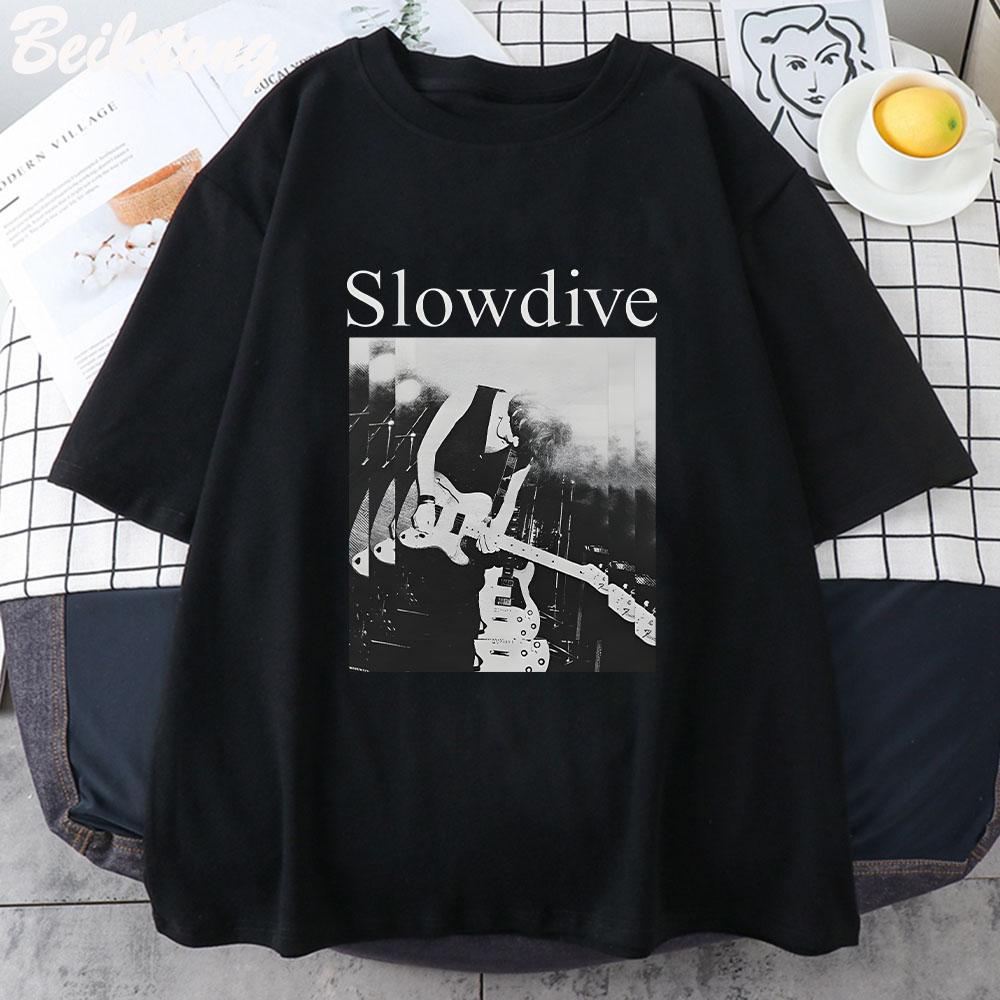 

Slowdive T Shirt Anime T Shirts Women Summer Short Sleeve Loose Hip Hop Streetwear Tee Shirts Cartoon Anime Oversized Tshirt 4XL