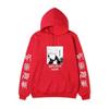 Satoru Gojo Hoodie Unisex Fleece Sweatshirt Dual Sleeve Vertical Japanese Kanji Manga Front Print Anime Pullover