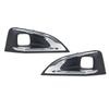 Classy-Car Front Bumper Lower Grille Fog Lamp Cover Car No Sensor Fog Light Cover For 4008 5008 GT Right