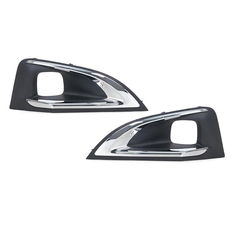 Classy-Car Front Bumper Lower Grille Fog Lamp Cover Car No Sensor Fog Light Cover For 4008 5008 GT Right