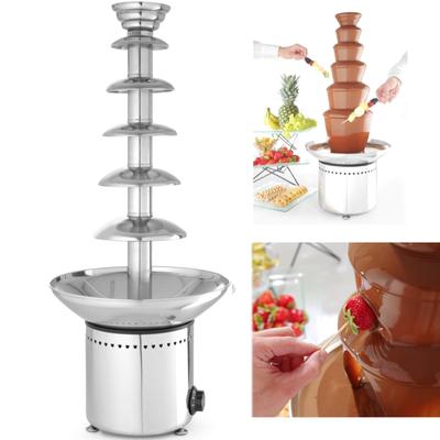 Chocolate Fondue Fountain 6 Levels Steel 300 W Hendi 274163