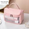 PU Women Travel Storage Bag Cosmetic Bag Makeup Bag Travel Organizer Bags Waterproof Washbag Transparent Cosmetic Cases
