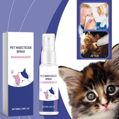 Deodorační sprej pro domácí mazlíčky 50 ml Psí parfém Deodorační sprej pro péči o psy Efektivní Jemný Deodorační sprej na zápach pro mazlíčky