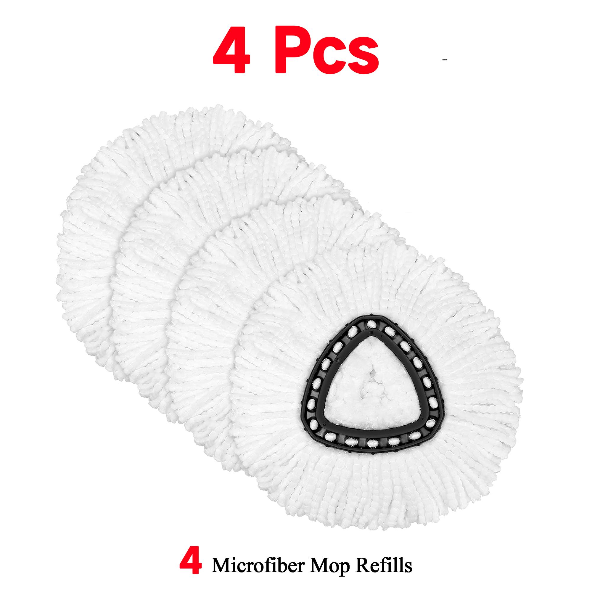 

Reusable Mop Head Replacement for O Cedar Easywring 1-Tank System, Compatible with Vileda 2-in-1 Turbo Triangle