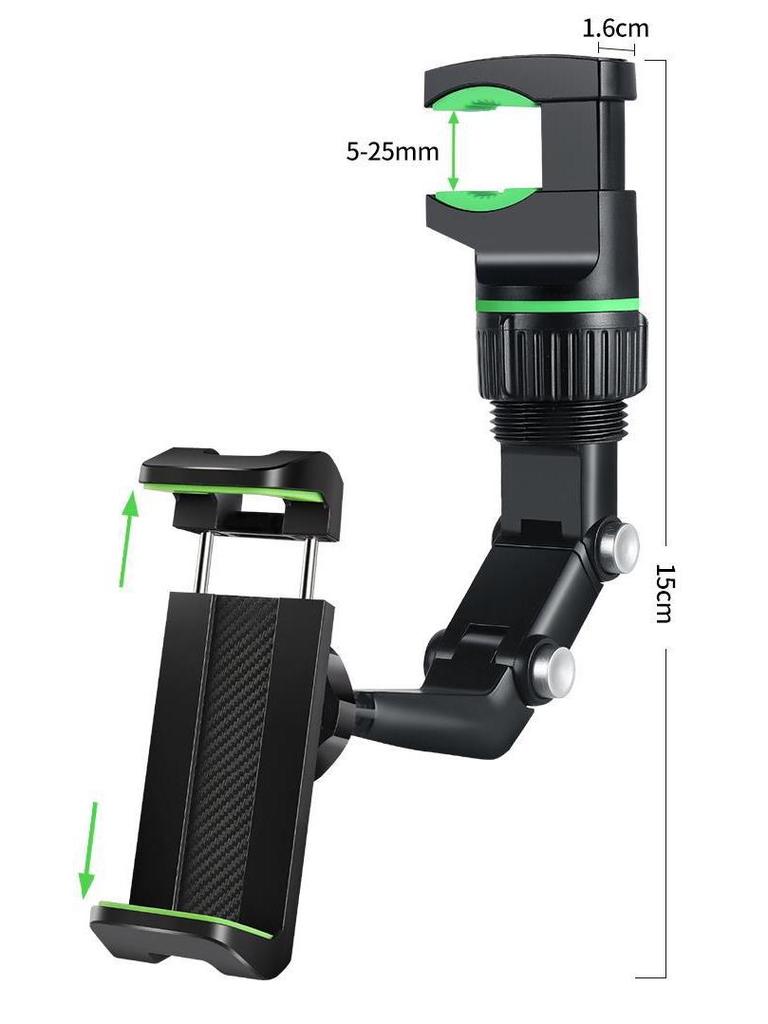 2025 Car Rearview Mirror Phone Holder with 360° Rotation - Free Shipping