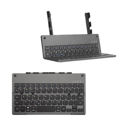 Folding Bluetooth-compatible Keyboard With Bracket Mini Portable Controller Universal For Mobile