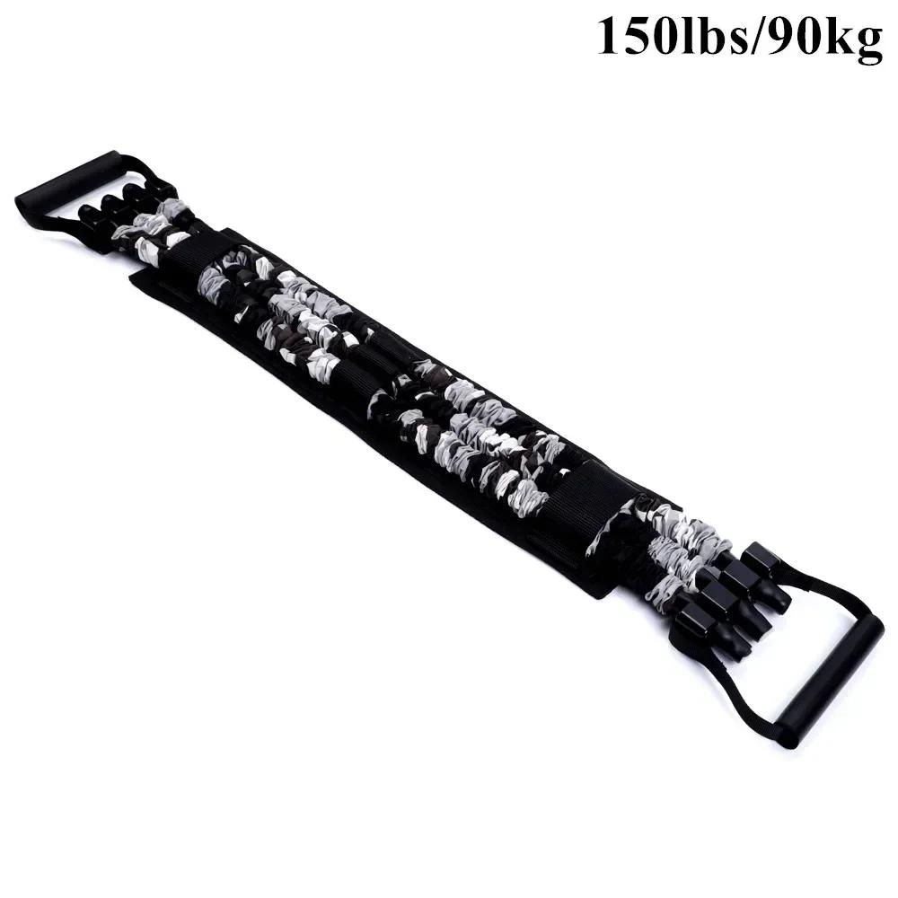 Portable Arm Extender Bench Press Pull Rope Home Gym Resistance Training Fitness Exercise Equipment Push-up Resistance Band 1PCS